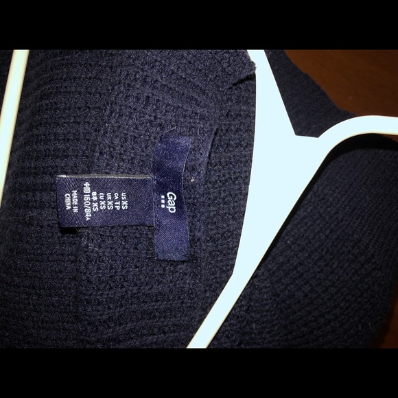 navy basic sweater - Picture 3 of 3